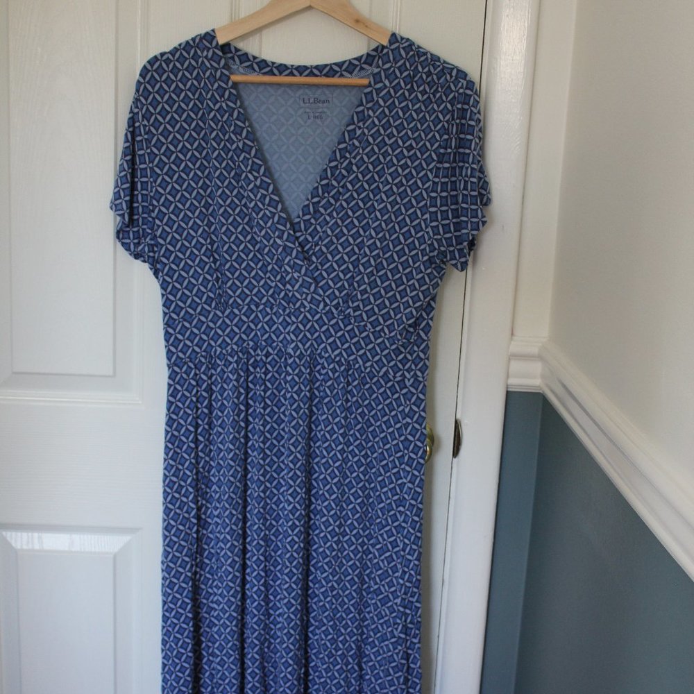 LL Bean Womens Summer Knit Dress